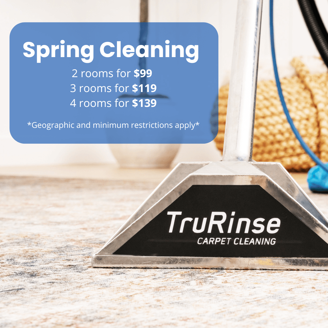 TruRinse monthly special: 3 rooms cleaned for $119