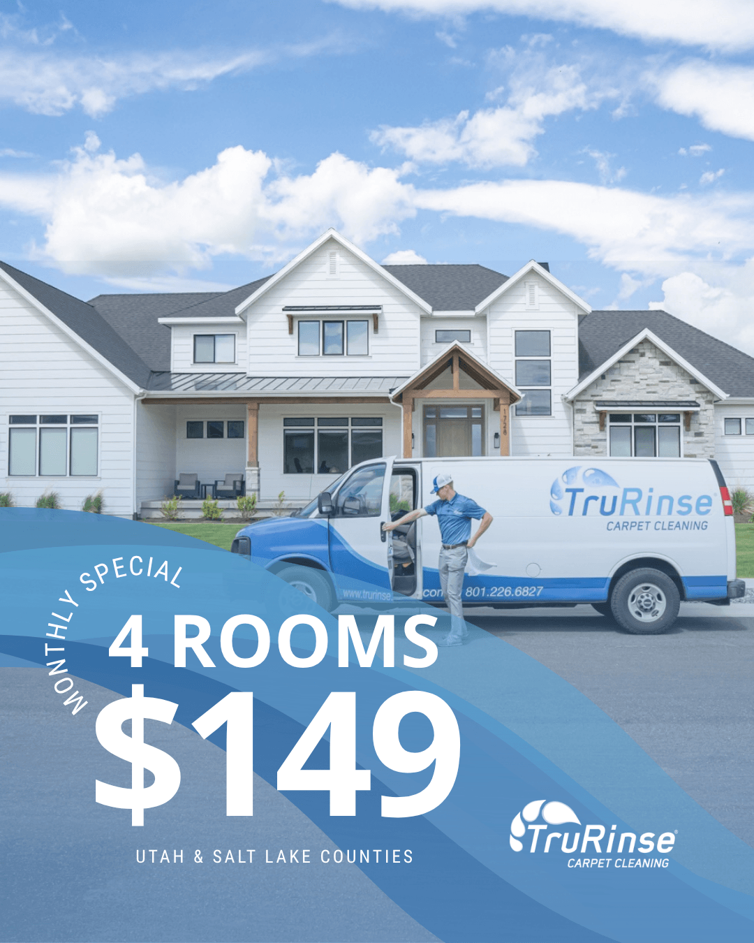 MSNorth_Oct2026_45 TruRinse monthly special: 3 rooms cleaned for $119